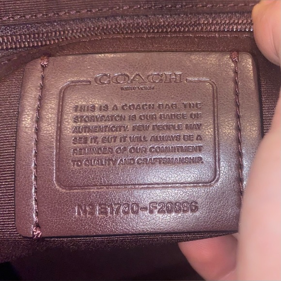 Coach Burgundy Crossbody Bag - Picture 10 of 11